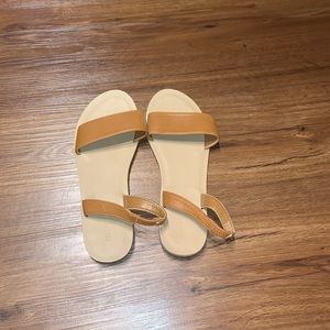 Brown Sling Sandals